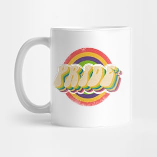 pride rainbow reto Mug